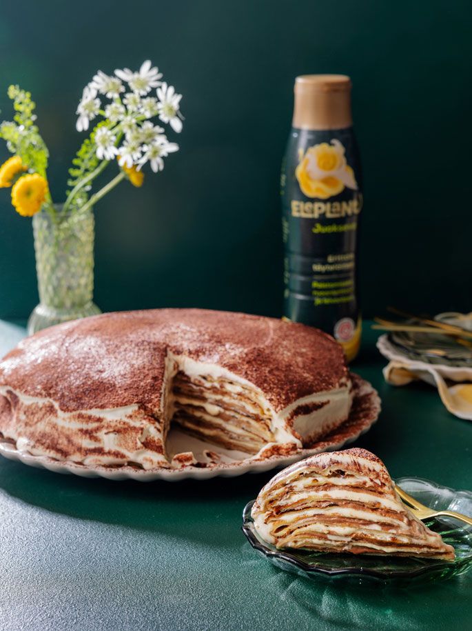 Kahvi ja nutella mille crepe